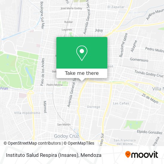 Instituto Salud Respira (Insares) map