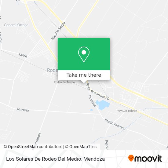 Los Solares De Rodeo Del Medio map