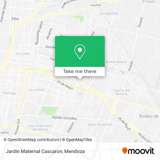 Mapa de Jardín Maternal Cascaron