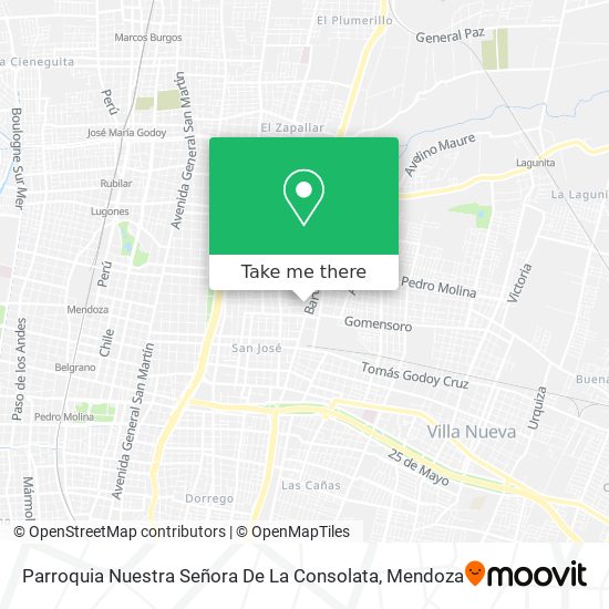 Parroquia Nuestra Señora De La Consolata map