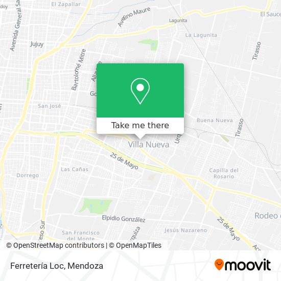 Mapa de Ferretería Loc