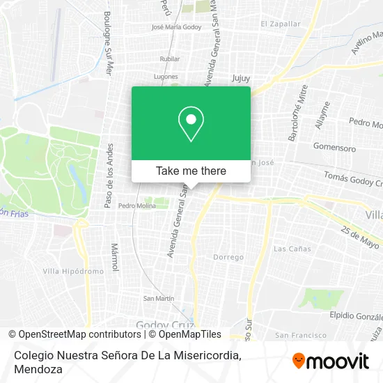 Colegio Nuestra Señora De La Misericordia map