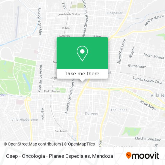 Osep - Oncologia - Planes Especiales map