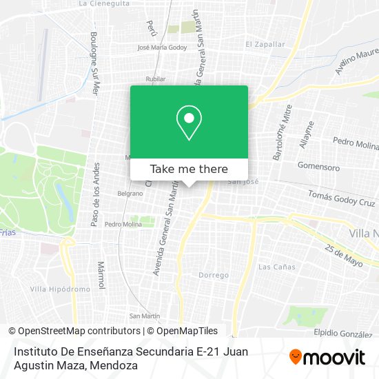 Instituto De Enseñanza Secundaria E-21 Juan Agustin Maza map