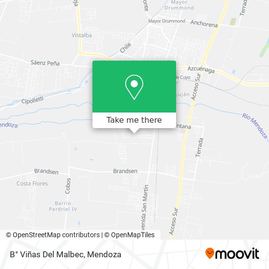 B° Viñas Del Malbec map