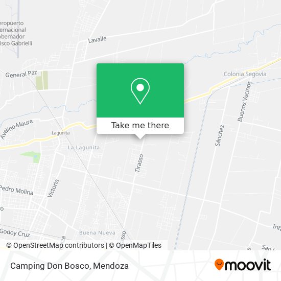 Camping Don Bosco map