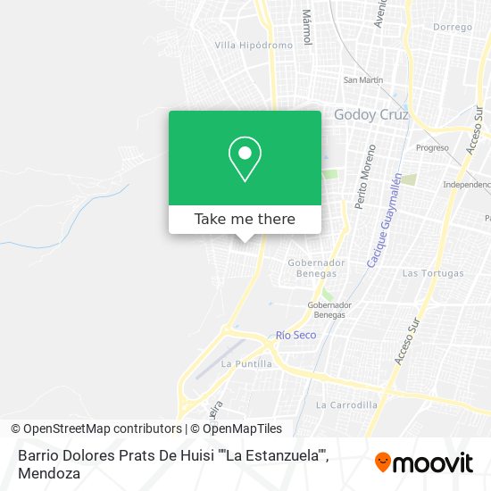 Barrio Dolores Prats De Huisi ""La Estanzuela"" map