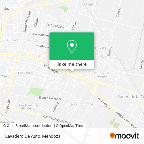 Lavadero De Auto map