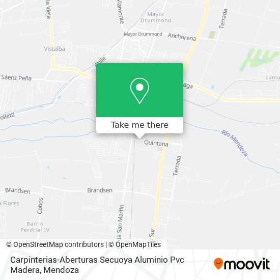 Carpinterias-Aberturas Secuoya Aluminio Pvc Madera map