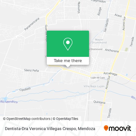 Mapa de Dentista-Dra Veronica Villegas Crespo