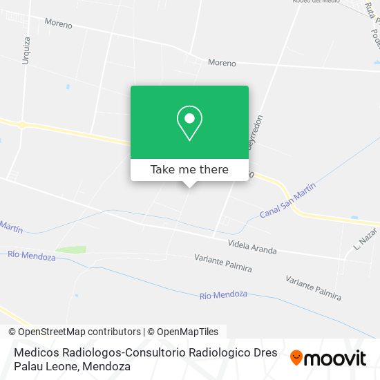 Medicos Radiologos-Consultorio Radiologico Dres Palau Leone map
