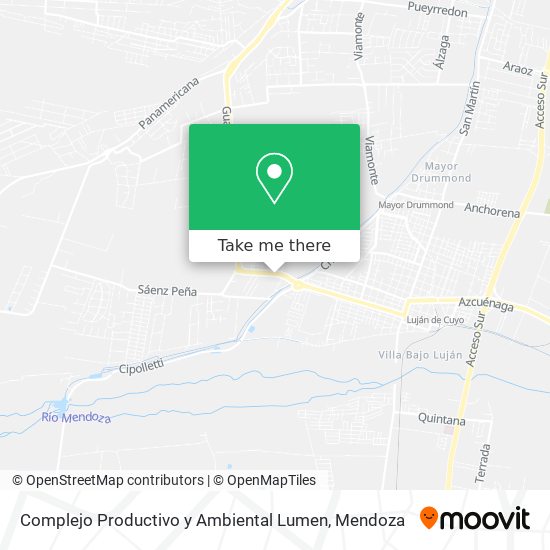 Complejo Productivo y Ambiental Lumen map