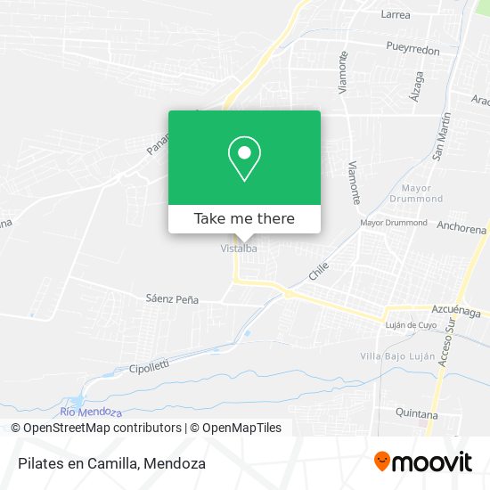 Mapa de Pilates en Camilla