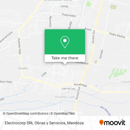 Electrocorp SRL Obras y Servicios map