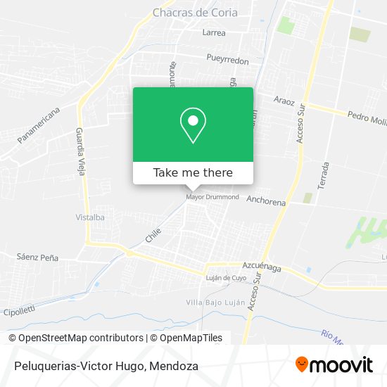 Peluquerias-Victor Hugo map