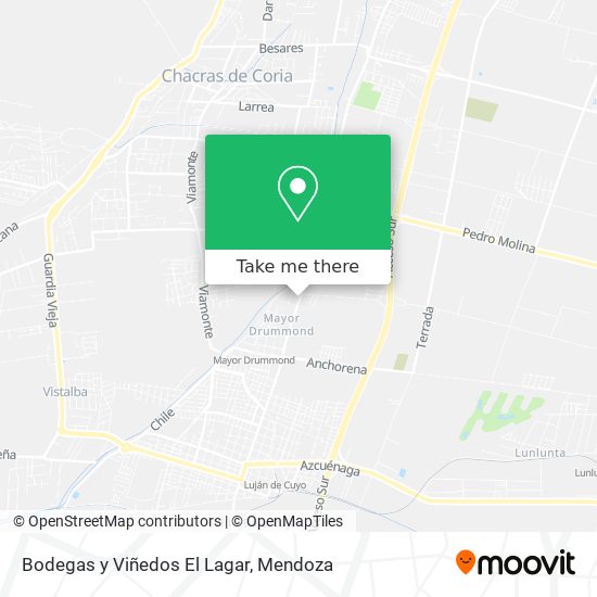 Mapa de Bodegas y Viñedos El Lagar