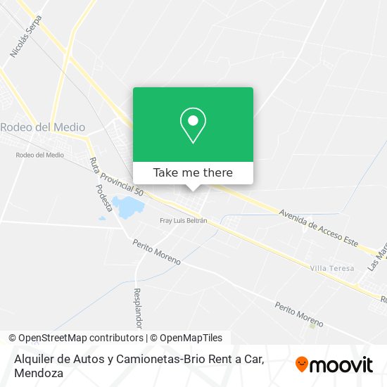 Alquiler de Autos y Camionetas-Brio Rent a Car map