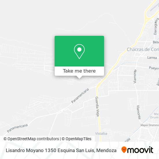 Lisandro Moyano 1350 Esquina San Luis map