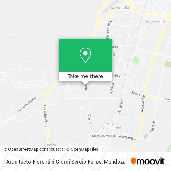 Mapa de Arquitecto-Fiorentini Giorgi Sergio Felipe