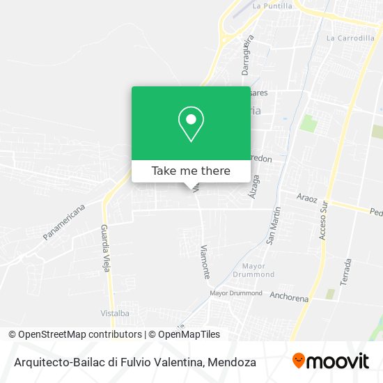 Arquitecto-Bailac di Fulvio Valentina map