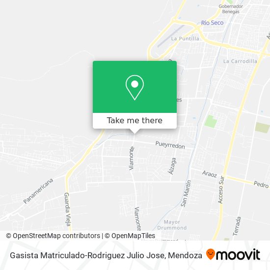 Mapa de Gasista Matriculado-Rodriguez Julio Jose