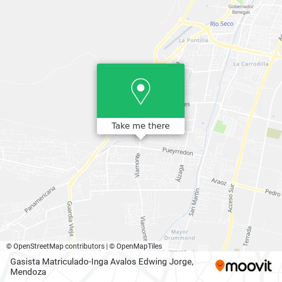 Mapa de Gasista Matriculado-Inga Avalos Edwing Jorge