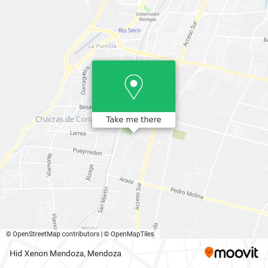 Mapa de Hid Xenon Mendoza