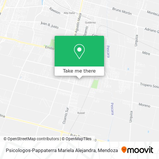 Psicologos-Pappaterra Mariela Alejandra map