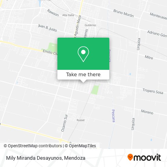 Mapa de Mily Miranda Desayunos