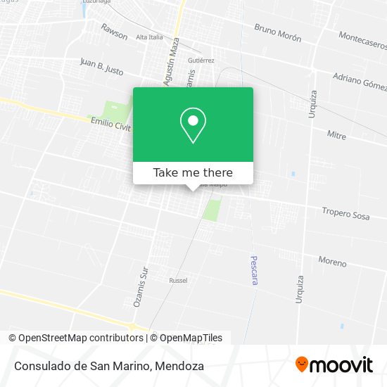 Consulado de San Marino map