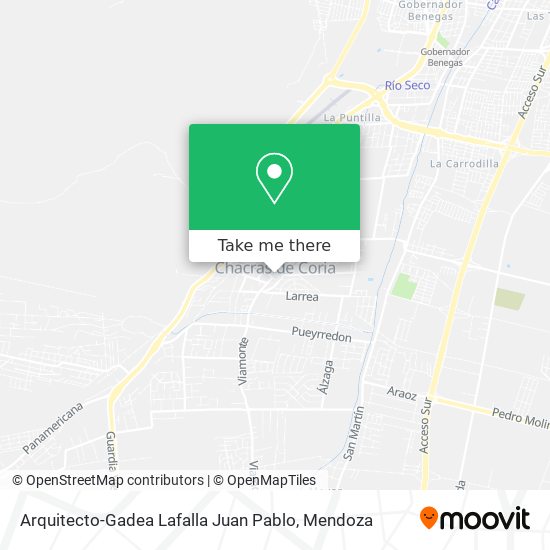 Arquitecto-Gadea Lafalla Juan Pablo map