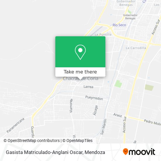 Mapa de Gasista Matriculado-Anglani Oscar