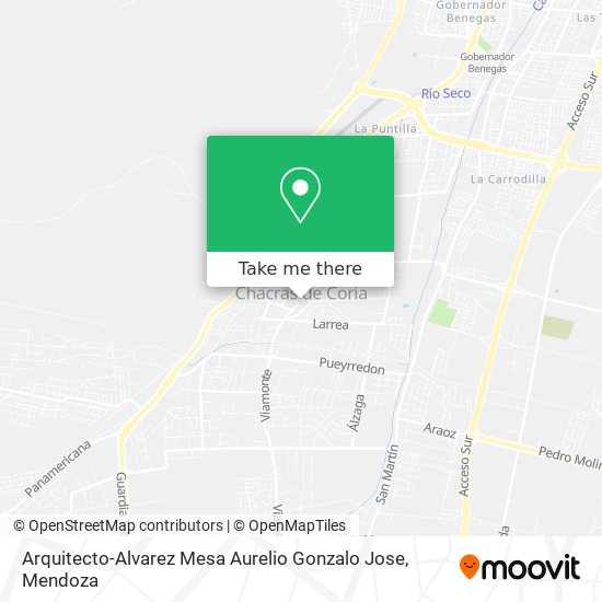 Arquitecto-Alvarez Mesa Aurelio Gonzalo Jose map