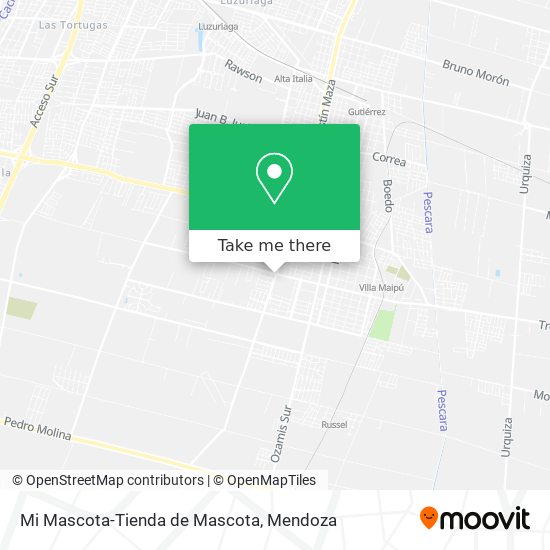 Mapa de Mi Mascota-Tienda de Mascota