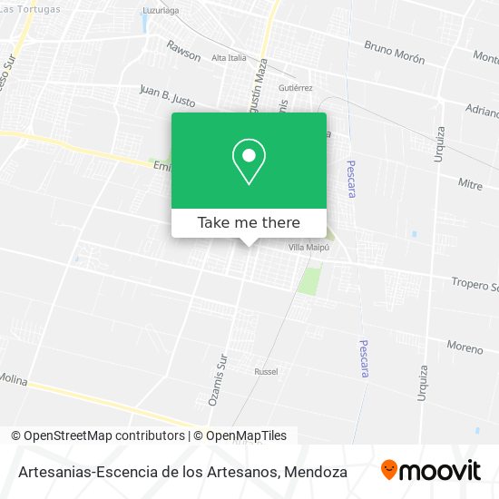 Artesanias-Escencia de los Artesanos map