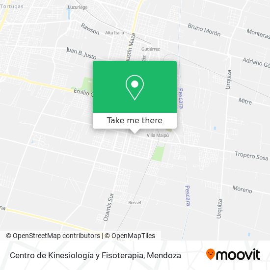 Centro de Kinesiología y Fisoterapia map