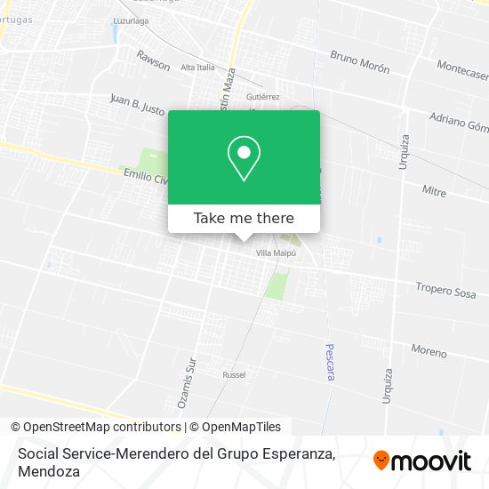 Social Service-Merendero del Grupo Esperanza map