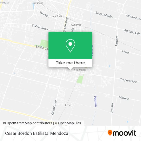 Cesar Bordon Estilista map