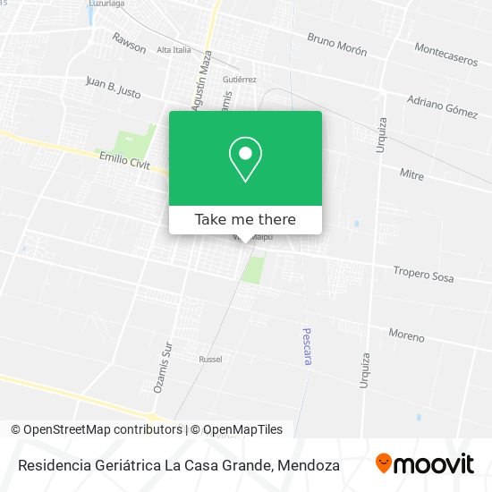 Mapa de Residencia Geriátrica La Casa Grande