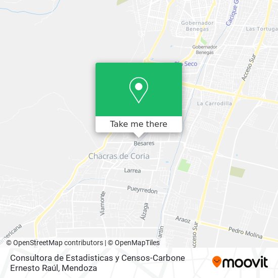 Consultora de Estadisticas y Censos-Carbone Ernesto Raúl map