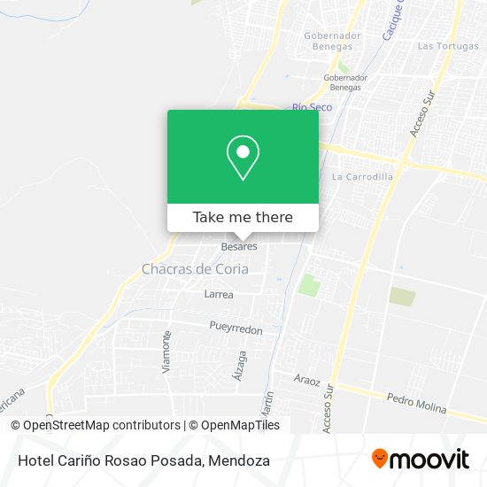 Mapa de Hotel Cariño Rosao Posada