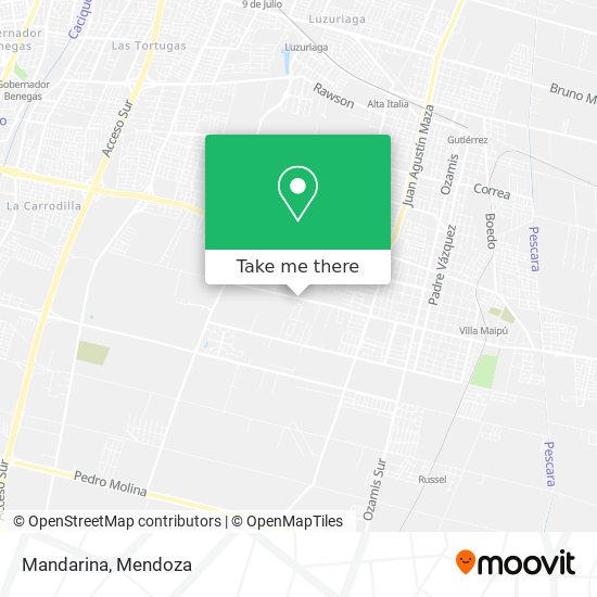 Mandarina map