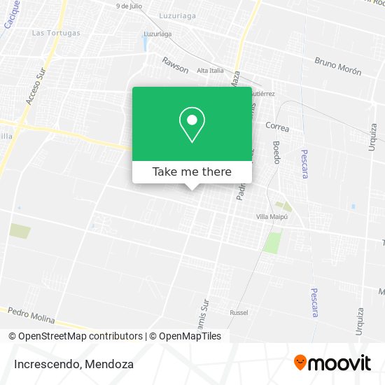 Mapa de Increscendo