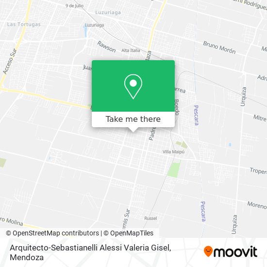 Arquitecto-Sebastianelli Alessi Valeria Gisel map