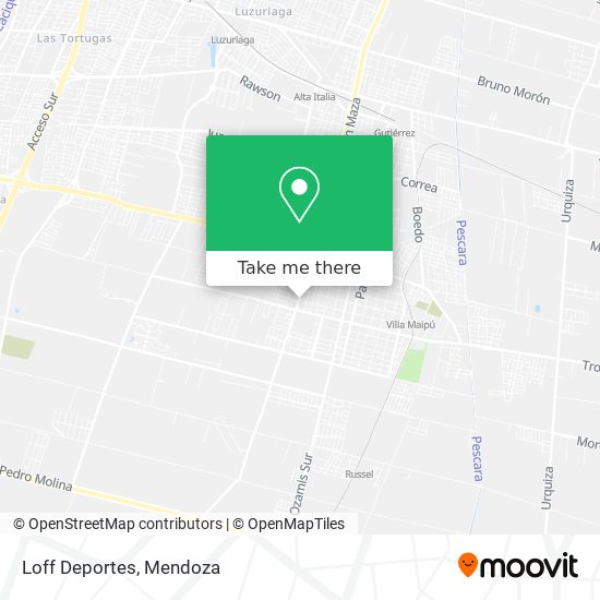 Mapa de Loff Deportes