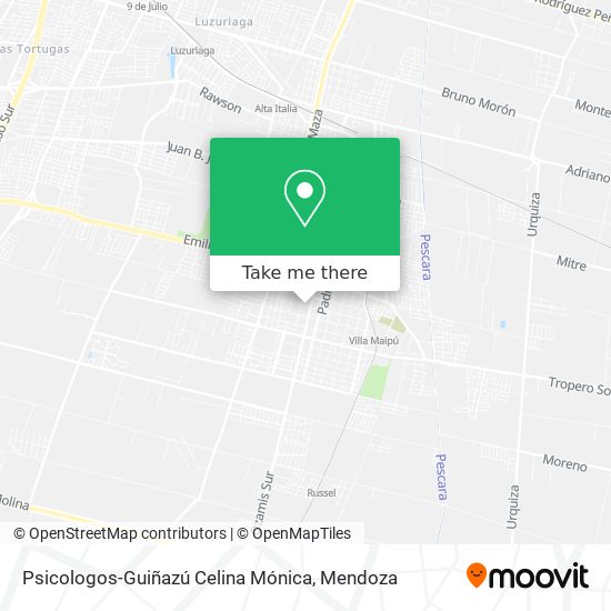 Psicologos-Guiñazú Celina Mónica map