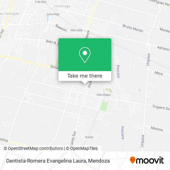 Dentista-Romera Evangelina Laura map