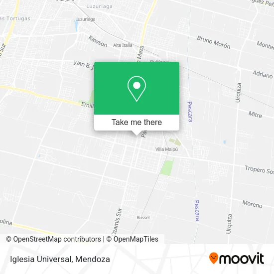 Mapa de Iglesia Universal