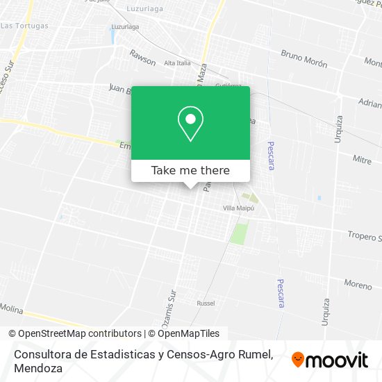 Mapa de Consultora de Estadisticas y Censos-Agro Rumel