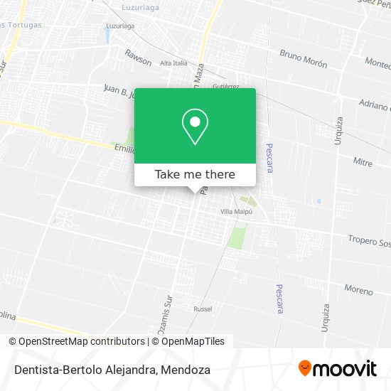 Dentista-Bertolo Alejandra map